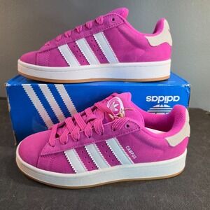 New Sz 6 Adidas Campus 00s J Semi Lucid Fuchsia Pink Gum (GS) IG9156 Fun Summer